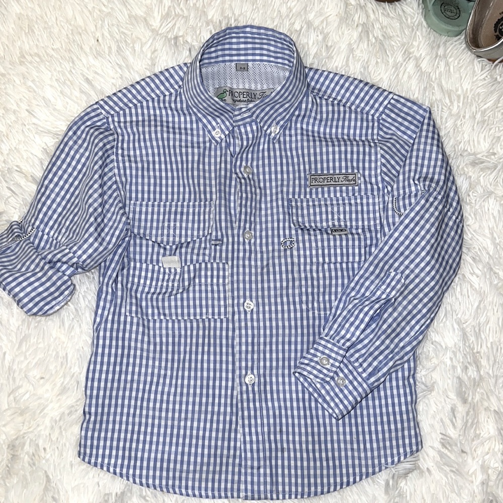 Properly Tied Toddler Button Up